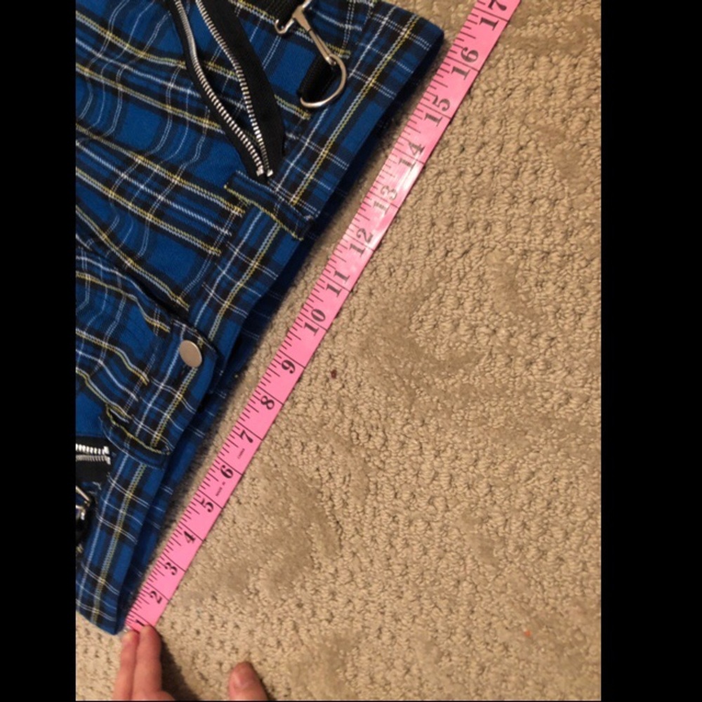 💕SOLD💕Vintage Morbid Threads plaid bondage pants - Picture 6 of 6